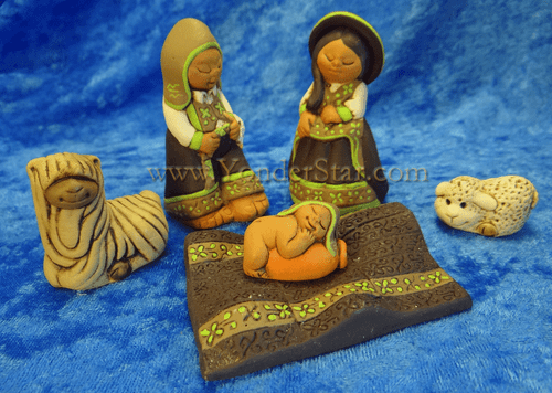 Andean Highlands Nativity Set