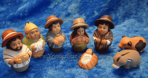Ceramic Peruvian Nativity - Fair Trade