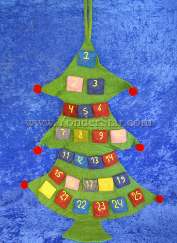 Large Advent Calendar Tree