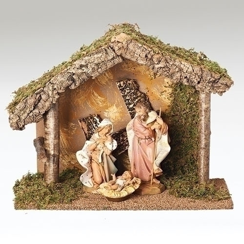 12.75" Stable for 7.5" Fontanini Nativity - STABLE ONLY 50846