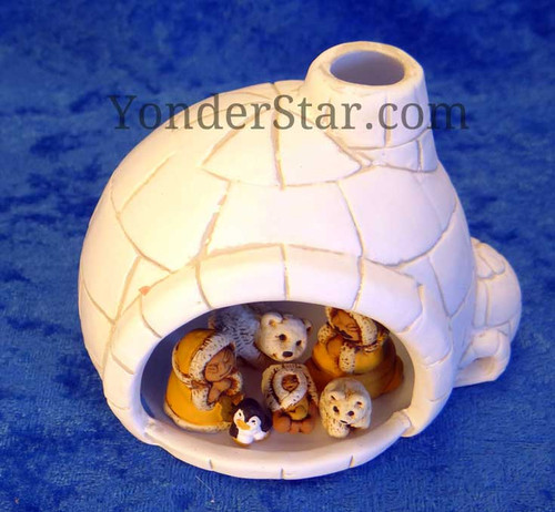 Inuit Nativity Scene with Igloo - Fair Trade Peru