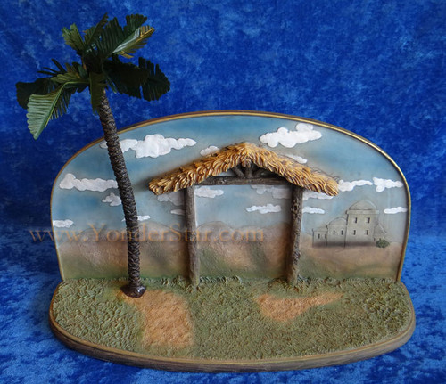 9" Backdrop for 5" Fontanini Nativity Figures 50528