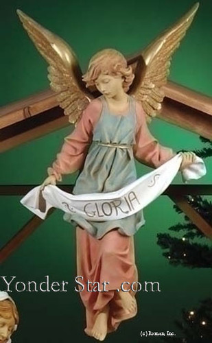 Gloria Angel - 27" Scale Fontanini Nativity Angel 53117