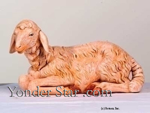 Sheep Lying Down - 27" Scale Fontanini Nativity Animals 53141