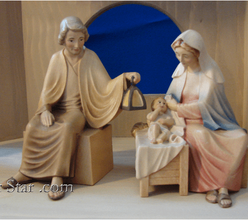 Holy Family Seated LEPI Venetian Italian Nativity