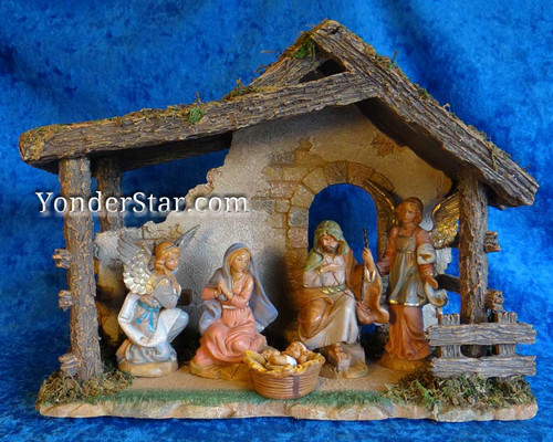 Fontanini Nativity Set with 10" Resin Stable 54463