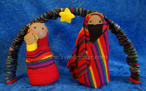 Cloth Nativity from Guatemala - Fair Trade