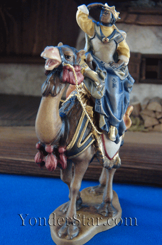 Caspar on Camel LEPI Reindl Nativity Wiseman