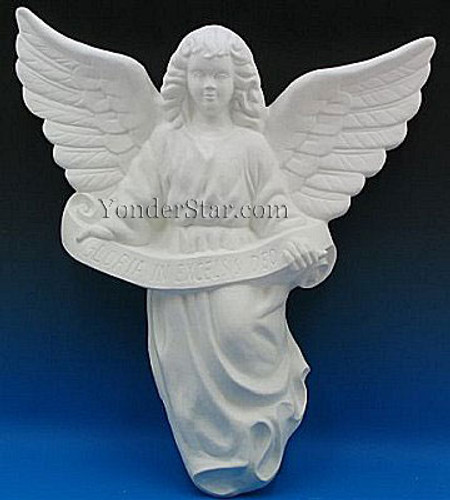 Hanging Angel for White Outdoor Nativity