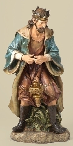 39" Large Outdoor Nativity Wiseman Gaspar - Full Color