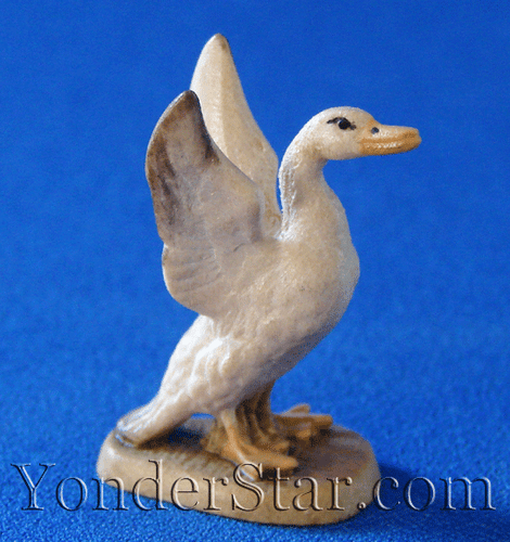 Goose Flying Reindl Handcarved Nativity