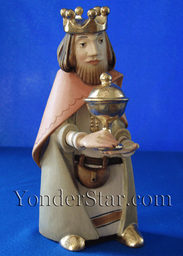 Wiseman Balthasar LEPI Kastlunger Wooden Nativity: Pre-Order