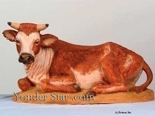 Seated Ox - 27" Fontanini Nativity Animal 53134