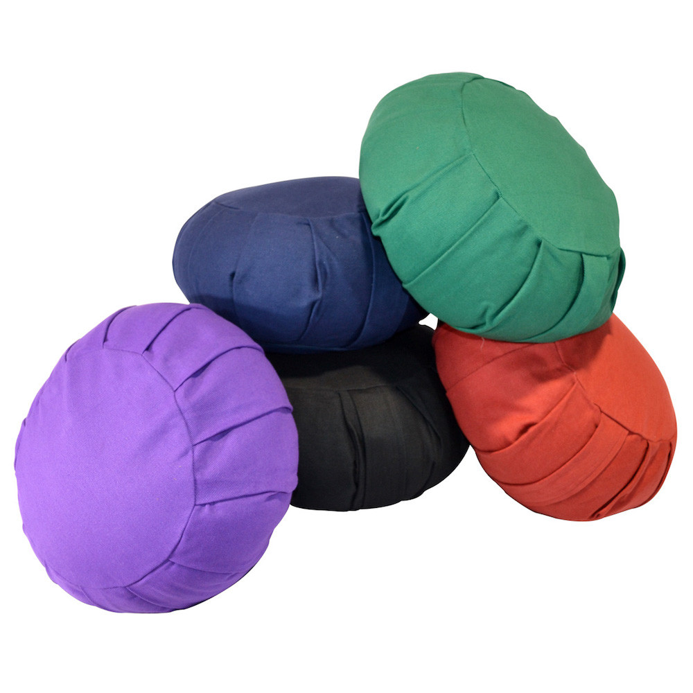 Round Cotton Filled Zafu Meditation Cushion