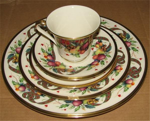 Lenox Holiday Tartan 6pc Christmas China With Soup Bowl Lenox Holiday Tartan 6pc Christmas China With Soup Bowl