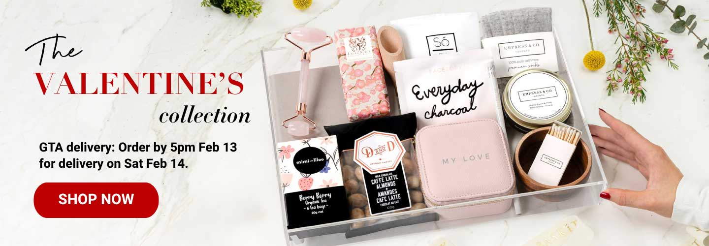 GTA delivery: Order by 5pm Feb 13 for delivery on Sat Feb 14.