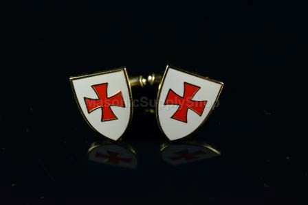 knight Templar cufflinks,
