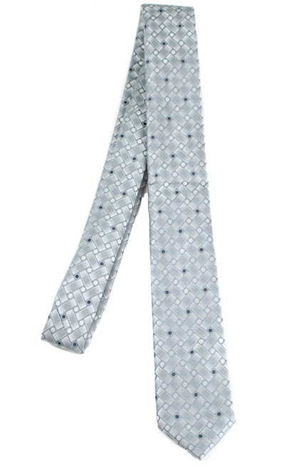 Boys Grey Knotted Tie Boys Grey Knotted Tie