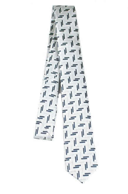 Boys White Lil Bar Tie Boys White Lil Bar Tie