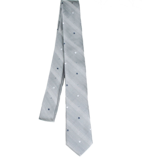 Boys Grey Rayon Tie Boys Grey Rayon Tie