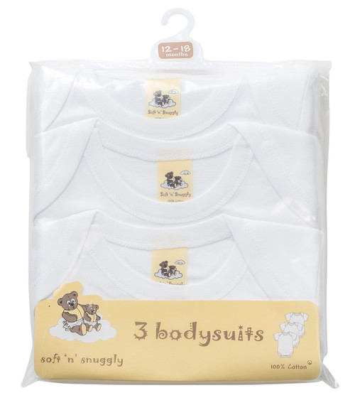 Soft'n'Snuggly Baby BodySuit 3-Pack Soft'n'Snuggly Baby BodySuit 3-Pack