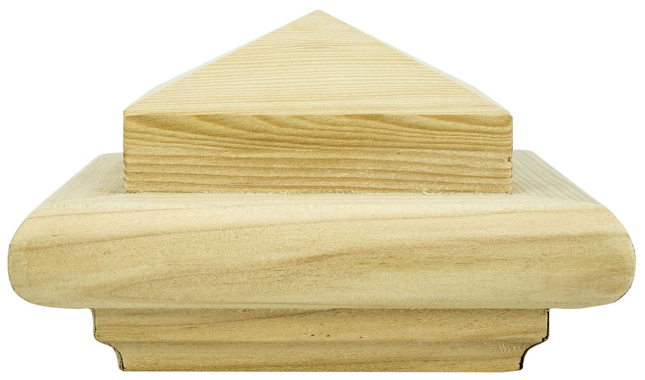 B300 3Inch Peaked or Pyramid Newel Post Cap by Ascension Stair Parts