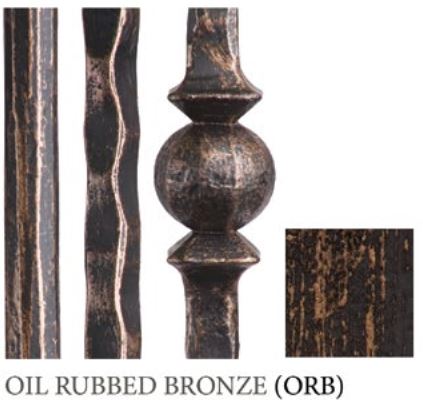 HF16.5.2 Single Knuckle Gothic Hammered Iron Baluster | Westfire 