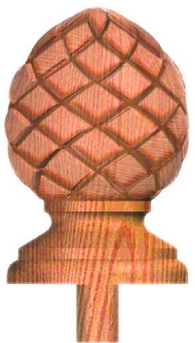 RCP-413 Raised Carved Pineapple Finial