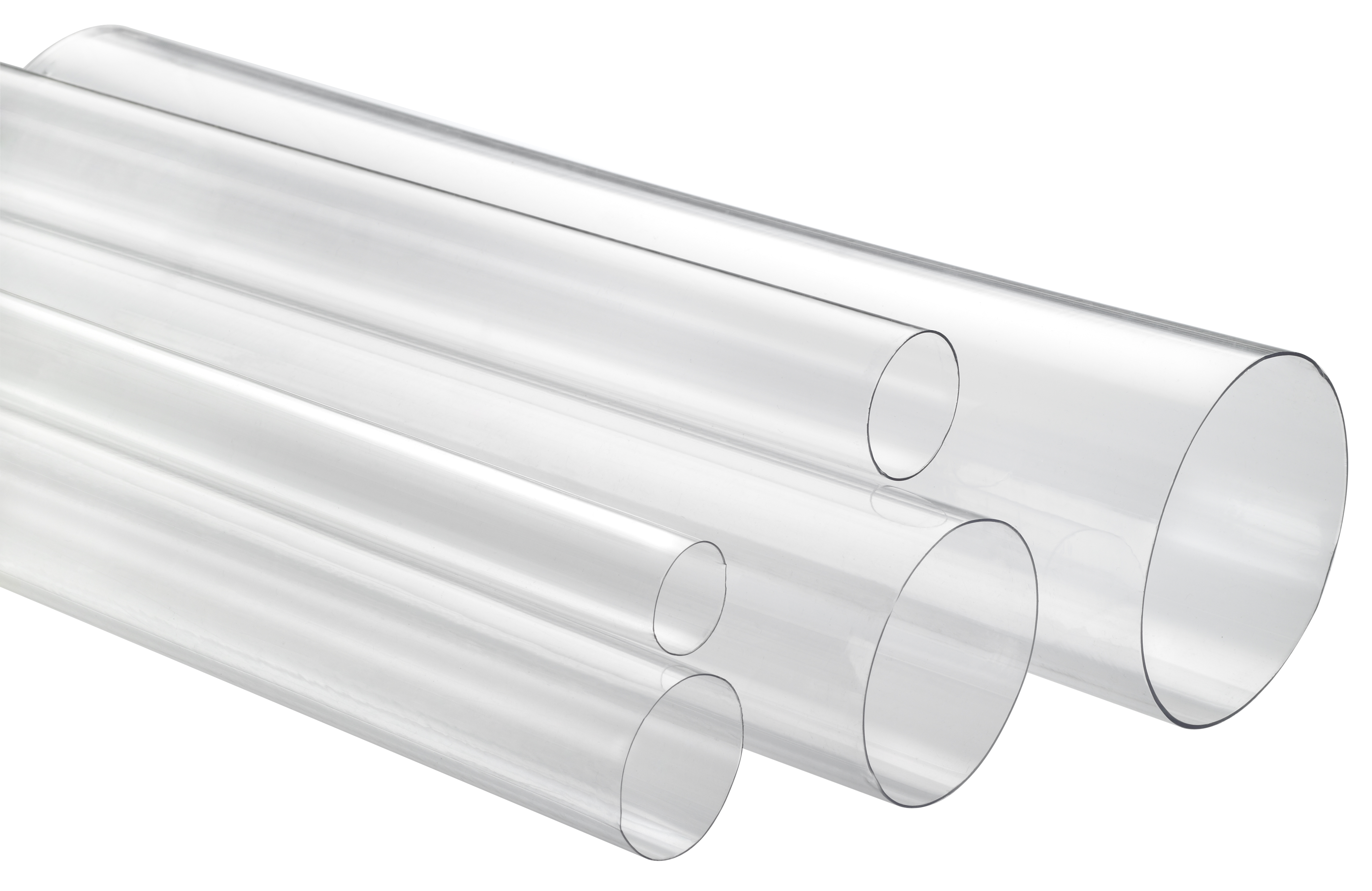 5 Foot of Polycarbonate Round Clear Tube/Tubing 2.50 x 2.375 -2176 2 1/2 x 2 3/8 