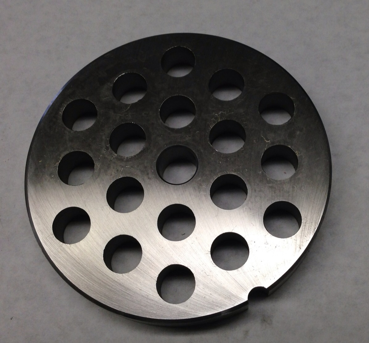 #56 Meat Grinder Plate with 3/4'' Holes - Davison's Butcher Supply