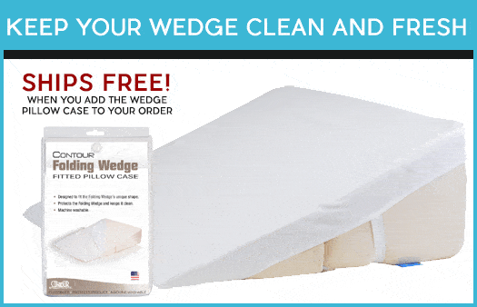 Foam Wedge Pillow For Elevated Sleeping In Bed