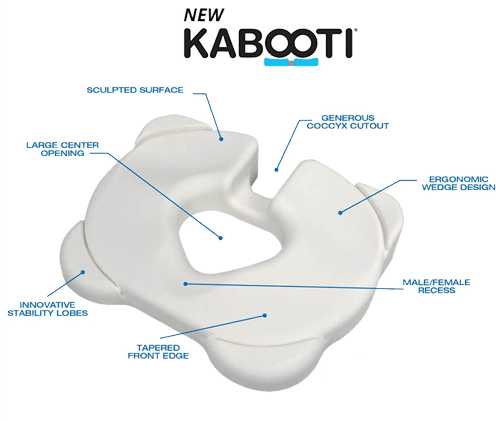 Larger Kabooti Donut Foam Ring Cushion for Hemorrhoids