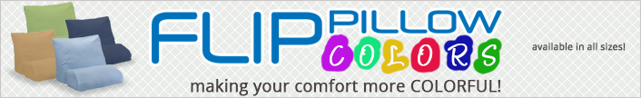 Flip Wedge Pillow Flip Wedge Pillow cases