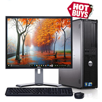 Dell Optiplex Desktop Computer Windows 10 Core 2 Duo 2.13GHz 4GB 160GB 19" LCD Wifi Dell Optiplex Desktop Computer Windows 10 Core 2 Duo 2.13GHz 4GB 160GB 19" LCD Wifi