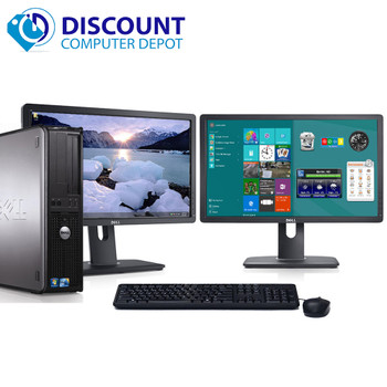 Dell Optiplex 780 Windows 10 Pro Desktop Computer 3.0GHz 8GB 250GB Dual 19" LCDs Dell Optiplex 780 Windows 10 Pro Desktop Computer 3.0GHz 8GB 250GB Dual 19" LCDs
