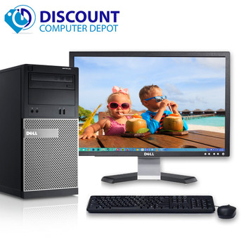 Dell Optiplex Desktop PC Tower Quad i5 Windows 10 3.1GHz 4GB 320GB 19" LCD Wifi Dell Optiplex Desktop PC Tower Quad i5 Windows 10 3.1GHz 4GB 320GB 19" LCD Wifi