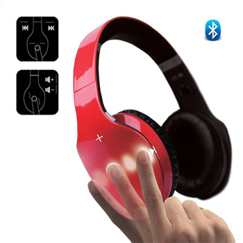 Side Swipe Wireless Touch Control HeadPhones with Built in MIC Side Swipe Wireless Touch Control HeadPhones with Built in MIC