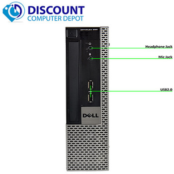 Fast Dell Optiplex 990 USFF Desktop PC Core i5 4GB 250GB Win10 Home WiFi W/19" LCD Fast Dell Optiplex 990 USFF Desktop PC Core i5 4GB 250GB Win10 Home WiFi W/19" LCD