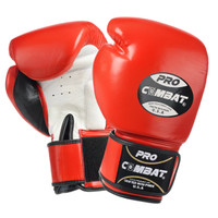 PRO COMBAT MUAY THAI / BOXING GLOVES RED COLOR PRO COMBAT MUAY THAI / BOXING GLOVES RED COLOR