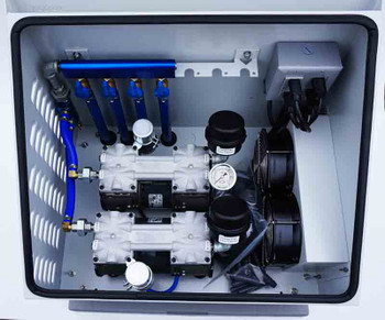 Aeration cabinet with dual compressors Aeration cabinet with dual compressors