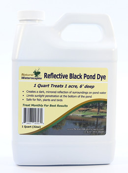 Reflective Black Pond Dye Concentrated Quart Reflective Black Pond Dye Concentrated Quart