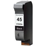 Remanufactured replacement for HP 45 (51645A) black ink cartridge Remanufactured replacement for HP 45 (51645A) black ink cartridge