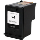 Remanufactured replacement for HP 94 (C8765WN) black ink cartridge Remanufactured replacement for HP 94 (C8765WN) black ink cartridge