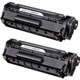 Twin Pack - Compatible replacement for Canon 104, FX-9 , FX-10, (0263B001AA) black laser toner cartridge Twin Pack - Compatible replacement for Canon 104, FX-9 , FX-10, (0263B001AA) black laser toner cartridge
