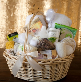 Deluxe Luxury Spa Basket - Albuquerque Florist