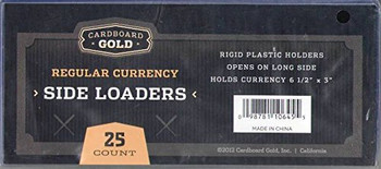 Currency Topload Holder - Regular Bill Size Currency Topload Holder - Regular Bill Size