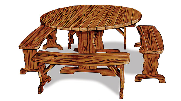 Wooden Outdoor Dining Furniture