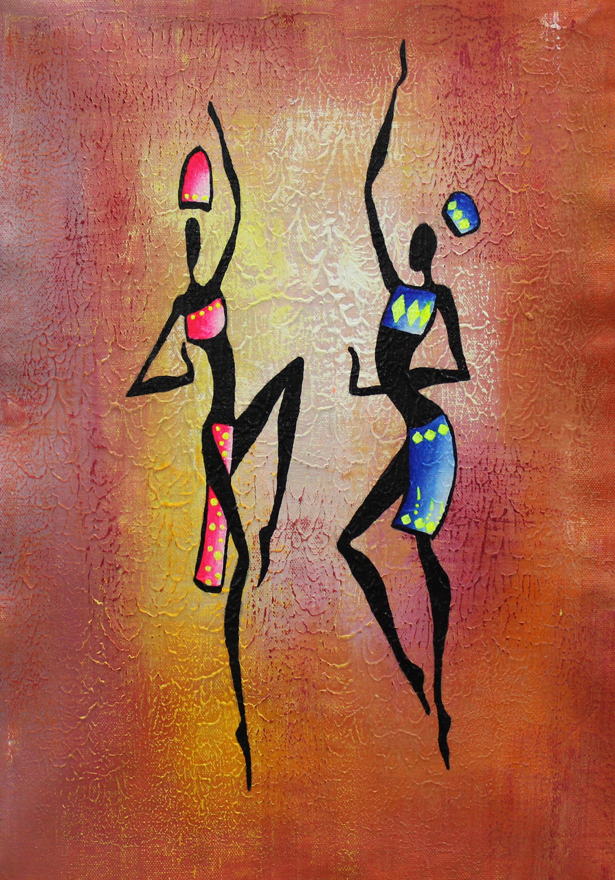 Buy African Art 07 Handmade Painting By Ram Achal Code ART 1522 19910   1500666477743 Image  66315.1500879109 