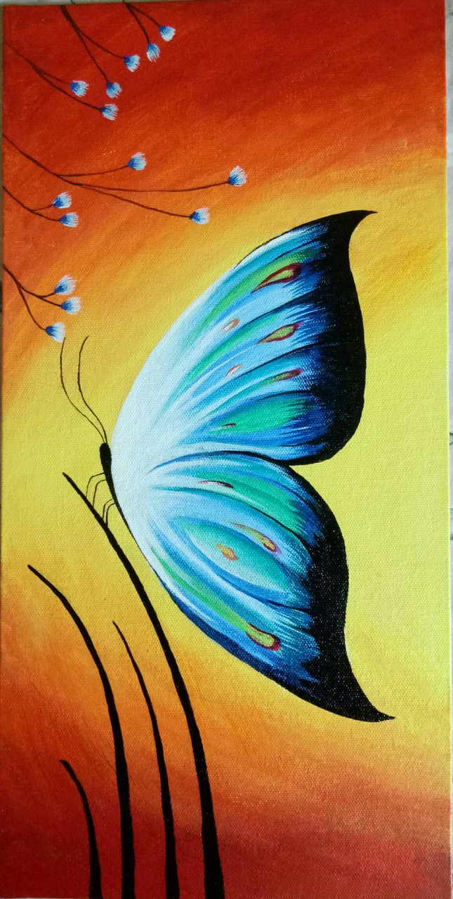 Buy Colours of nature Handmade Painting by Mamta Nikhar ... Pebble painting pebble art stone painting diy painting image painting stone crafts rock crafts rock unique gift for a bird or nature lover.