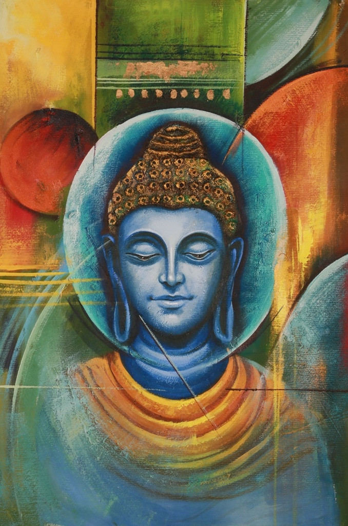 Buy Buddha And Peace 4 by Community Artists Group Rs. 6790. Code